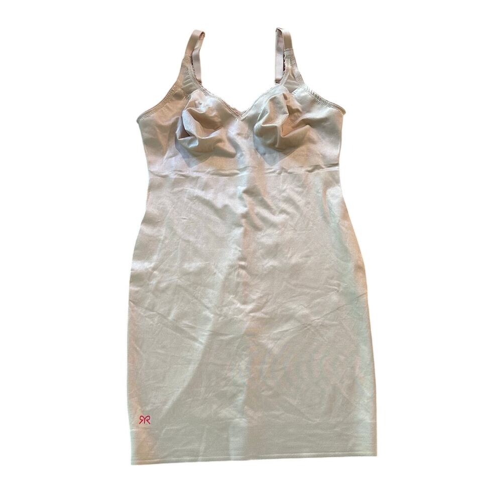 Ruby Ribbon V-Neck Sheer Slip Pale Style 3041 Siz… - image 2